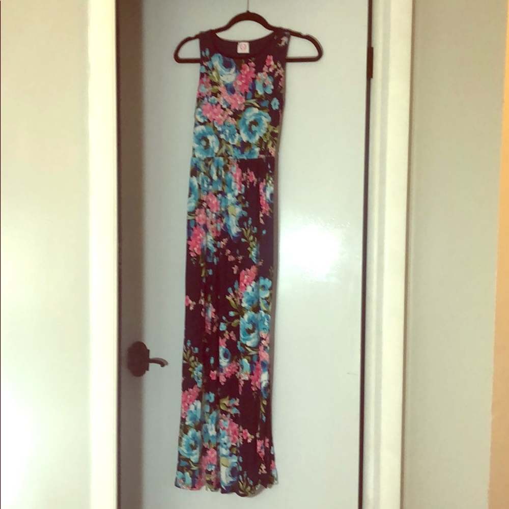 Long Floral Maxi Dress